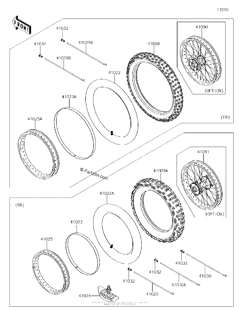 Diagrama de WHEELS TIRES