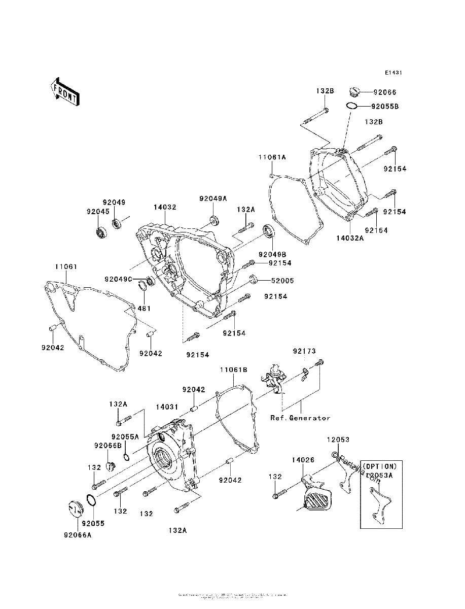 Diagrama de ENGINE COVER S