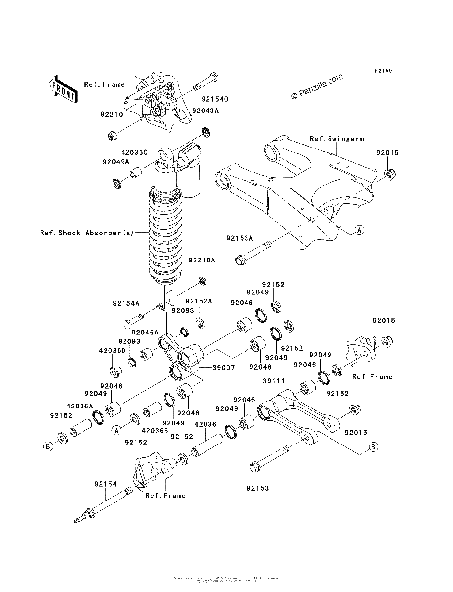 Diagrama de REAR SUSPENSION