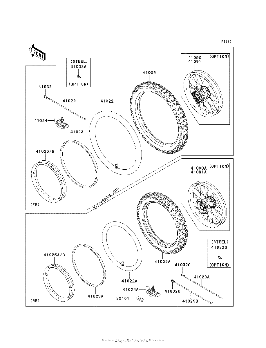 Diagrama de WHEELS TIRES