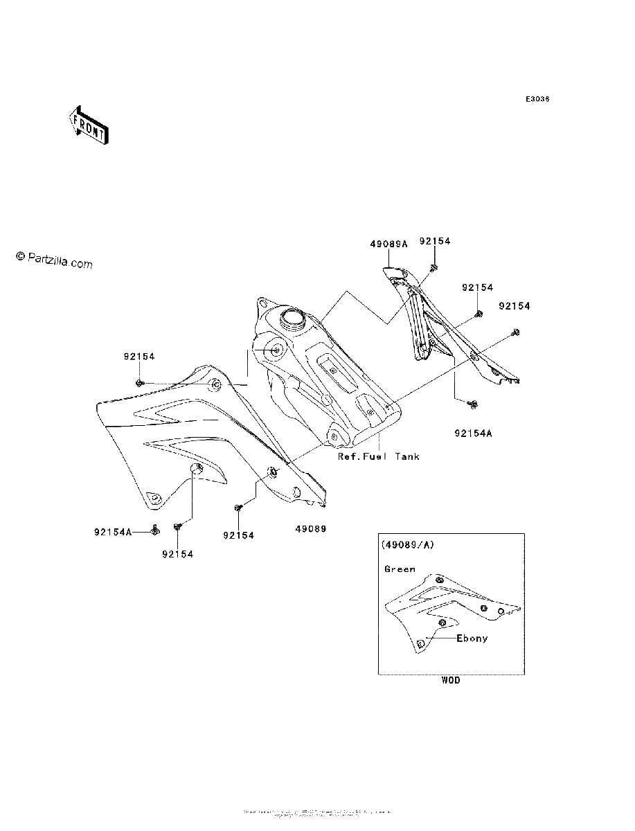 Diagrama de ENGINE SHROUDS