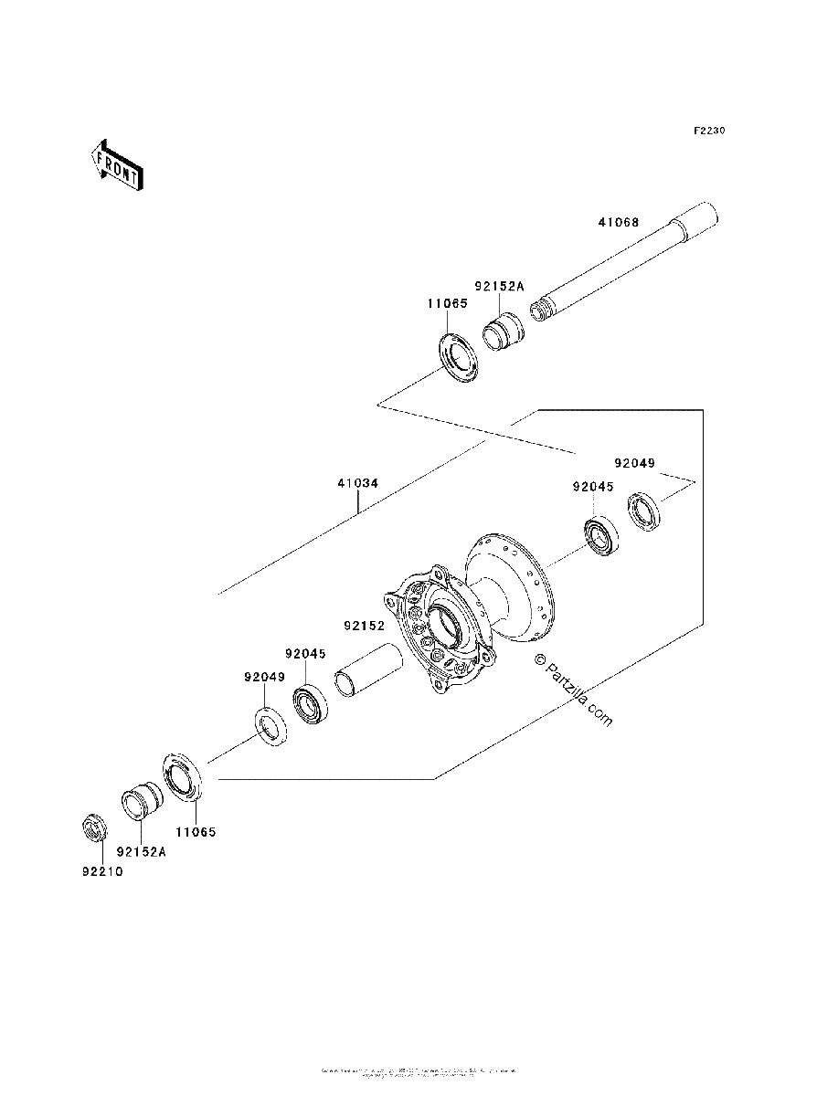 Diagrama de FRONT HUB