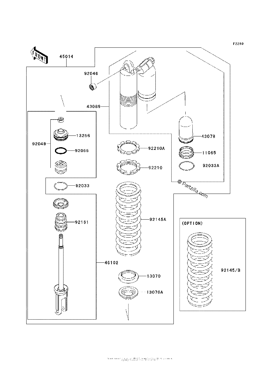 Diagrama de SHOCK ABSORBER S
