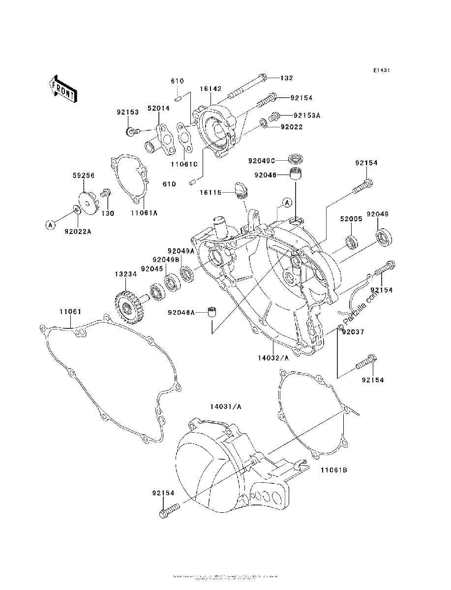 Diagrama de ENGINE COVER S