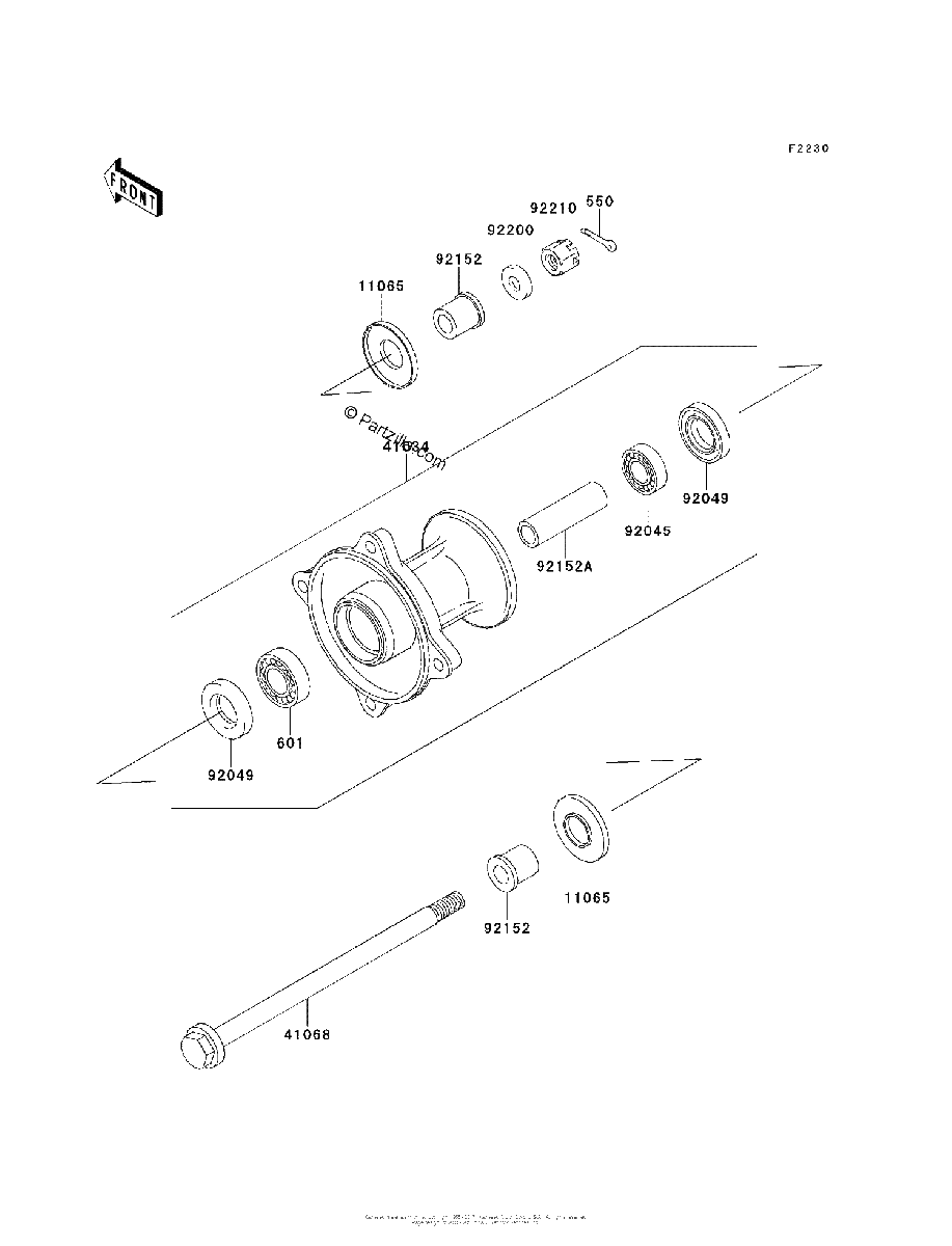 Diagrama de FRONT HUB