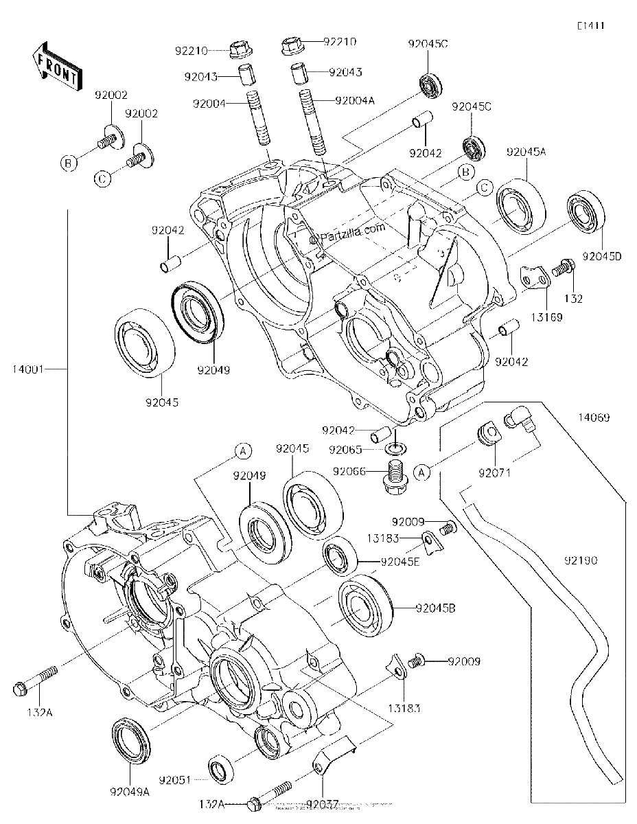 Diagrama de CRANKCASE