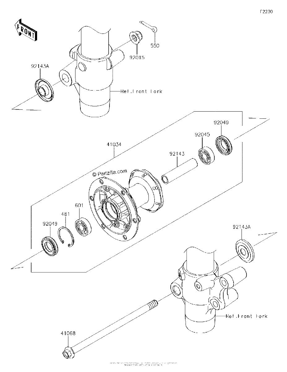 Diagrama de FRONT HUB