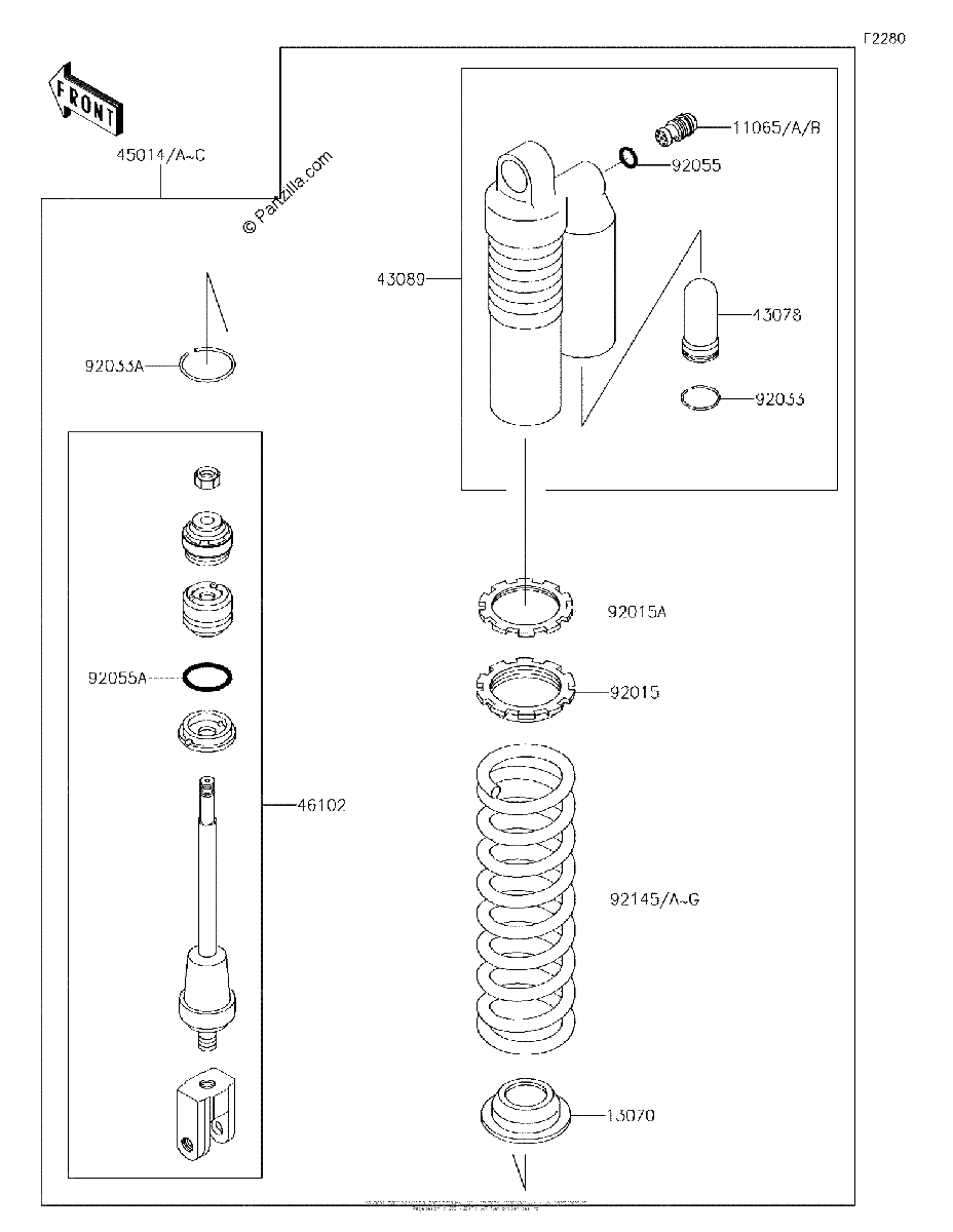 Diagrama de SHOCK ABSORBER S
