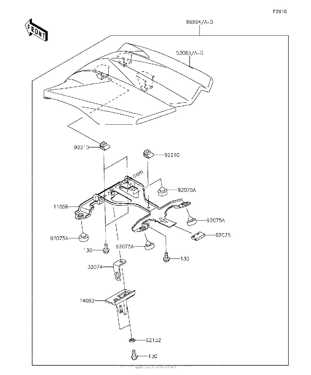 Diagrama de ACCESSORY SINGLE SEAT COVER