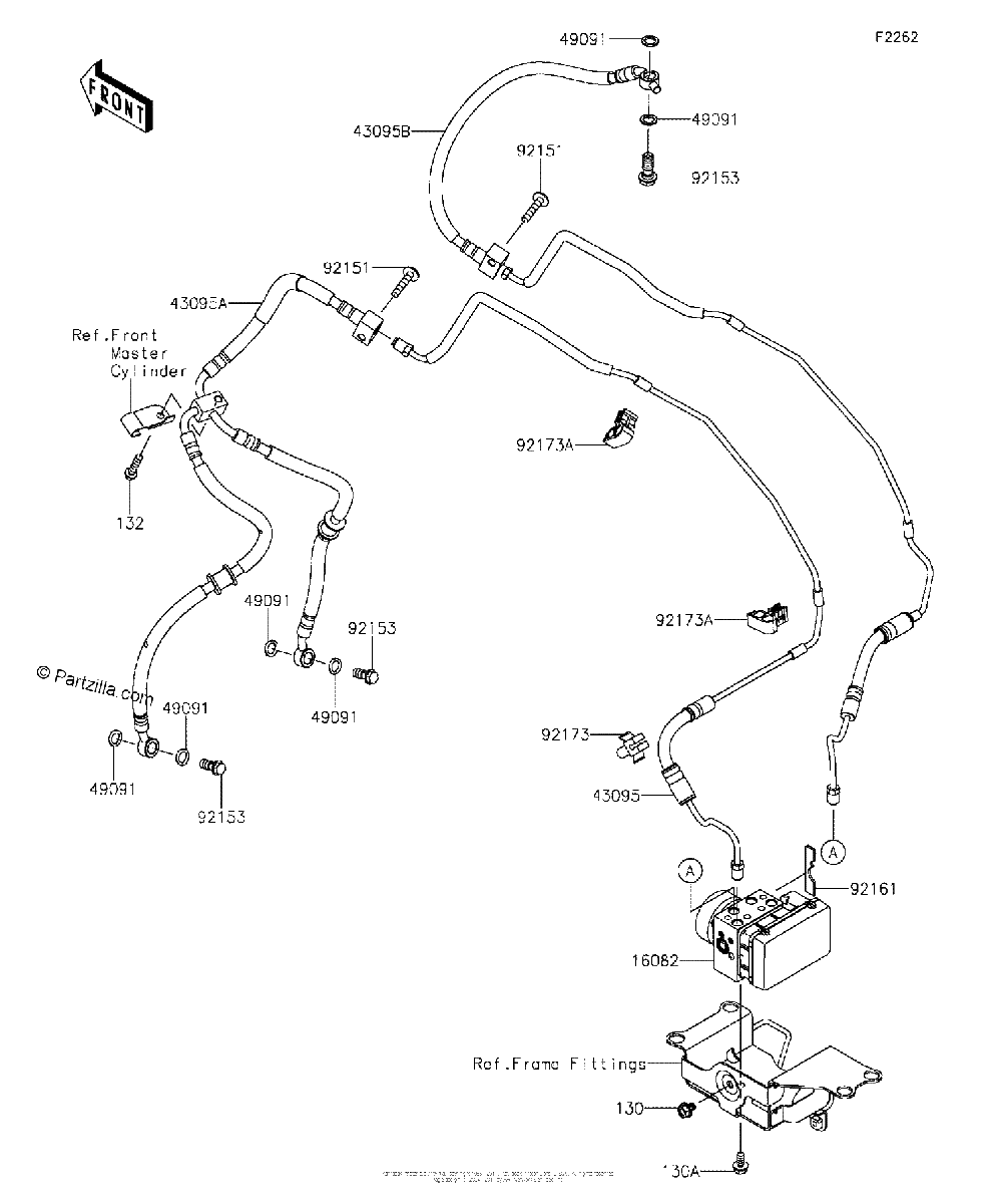 Diagrama de BRAKE PIPING