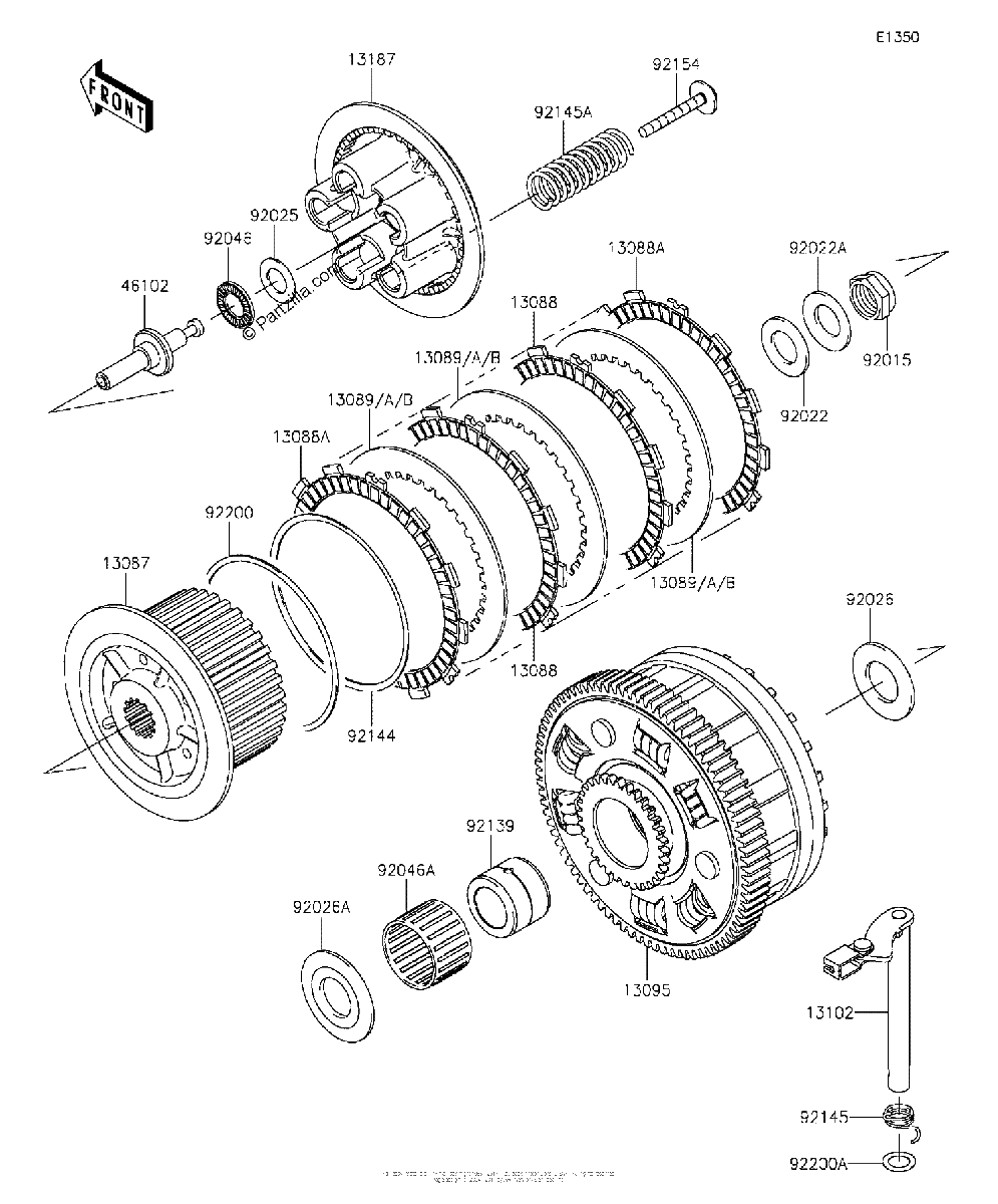 Diagrama de CLUTCH MEF MFF