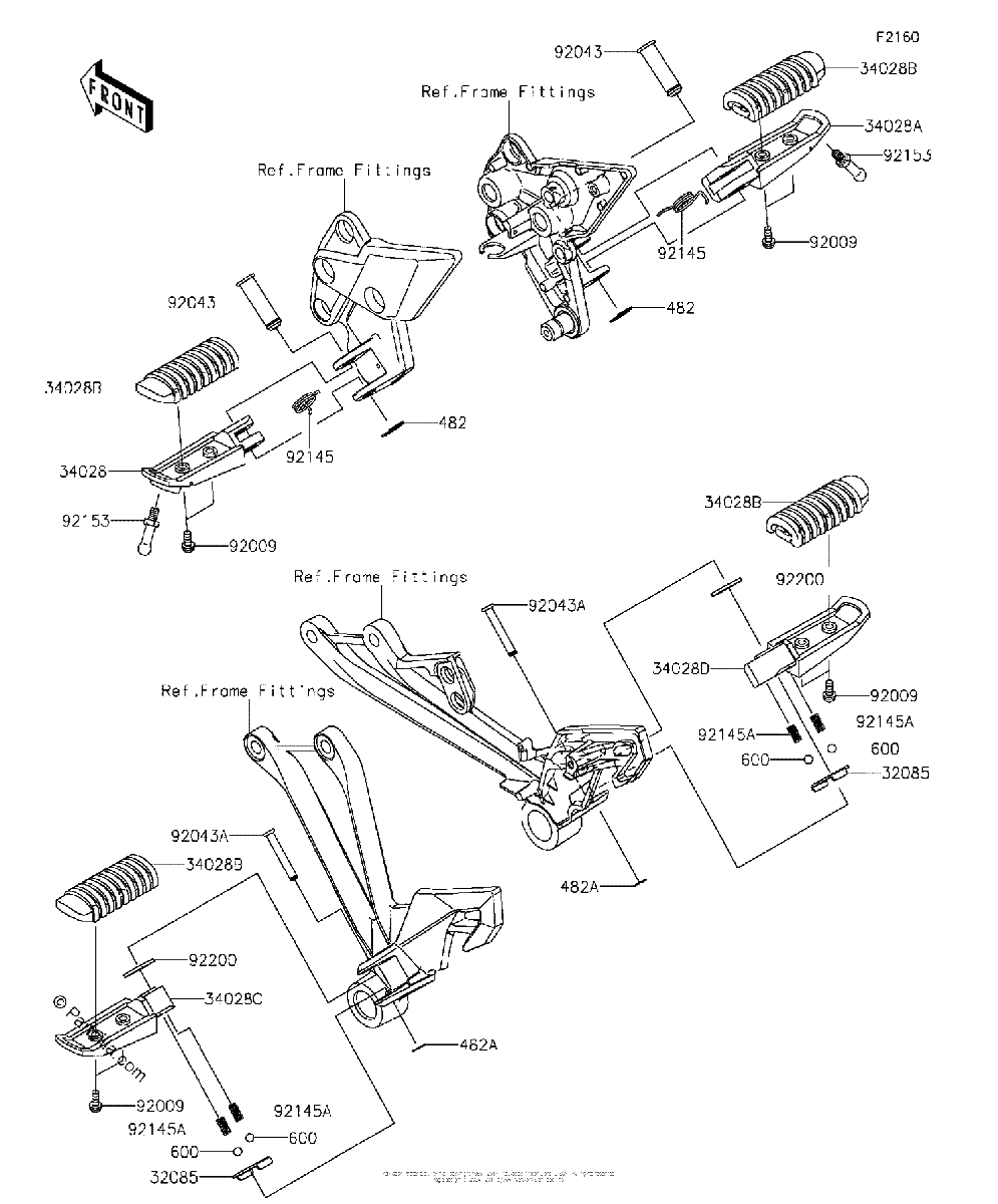 Diagrama de FOOTRESTS