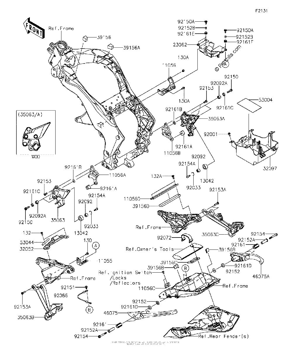 Diagrama de FRAME FITTINGS 1 2