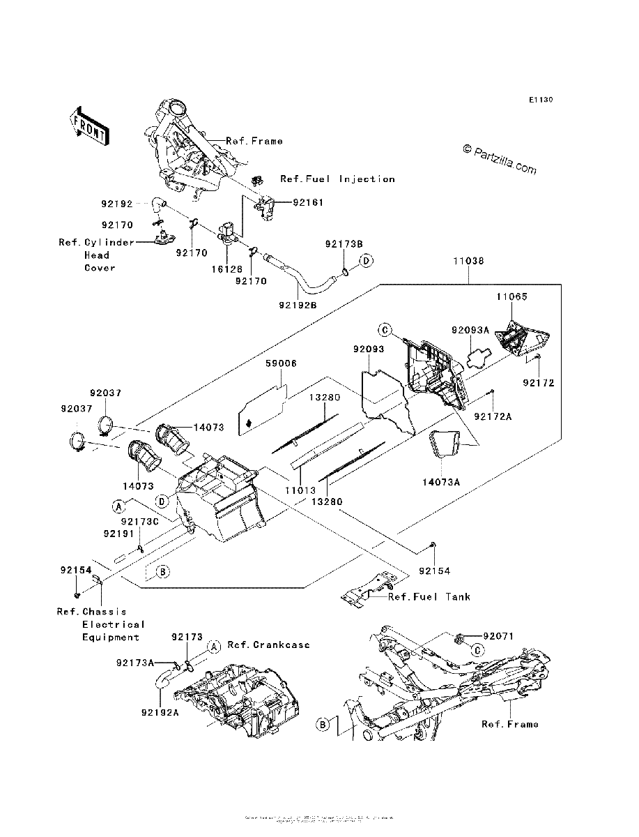 Diagrama de AIR CLEANER