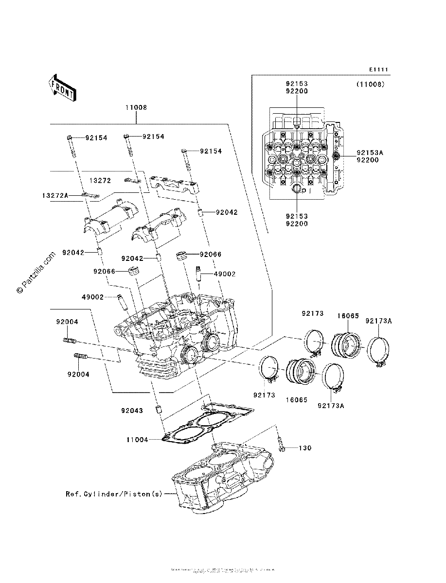 Diagrama de CYLINDER HEAD