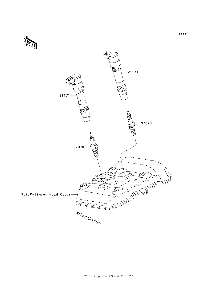Diagrama de IGNITION SYSTEM