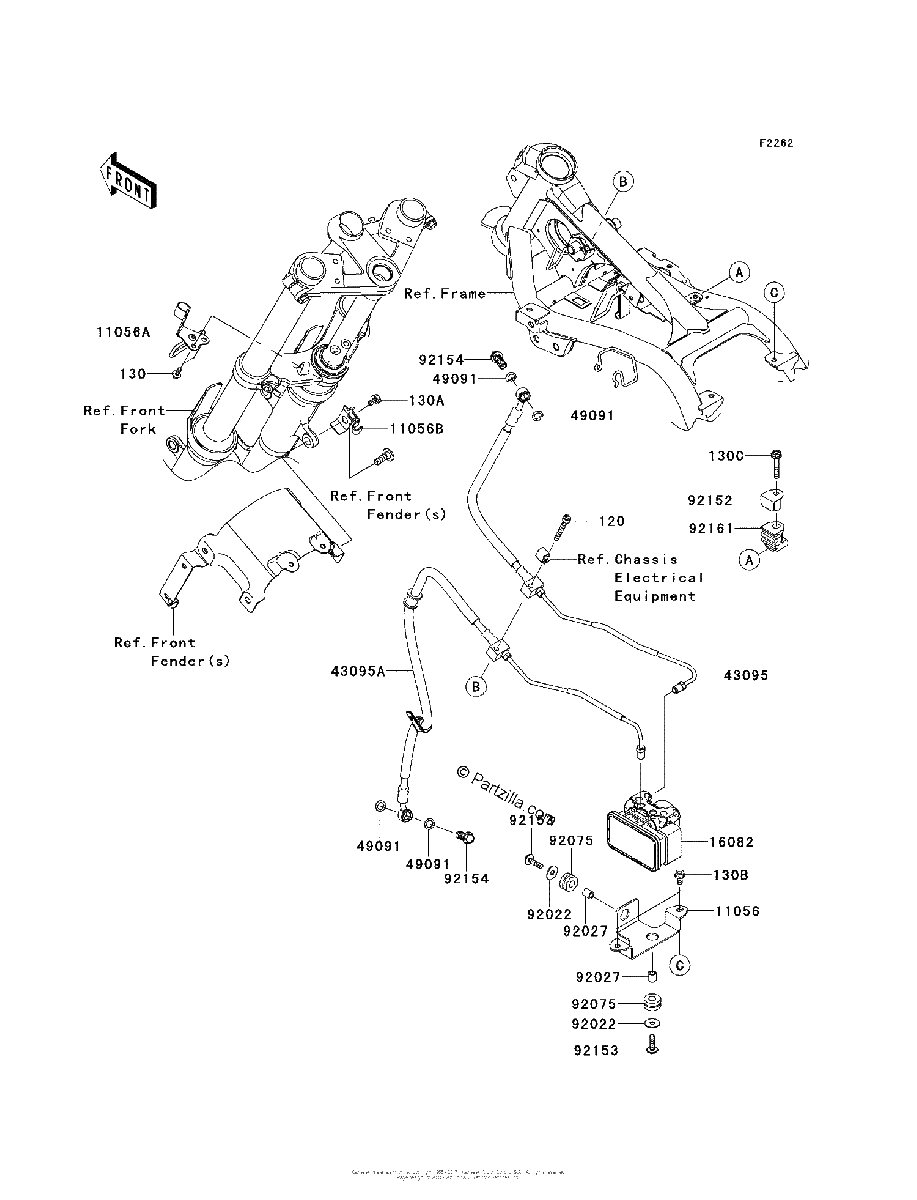 Diagrama de BRAKE PIPING