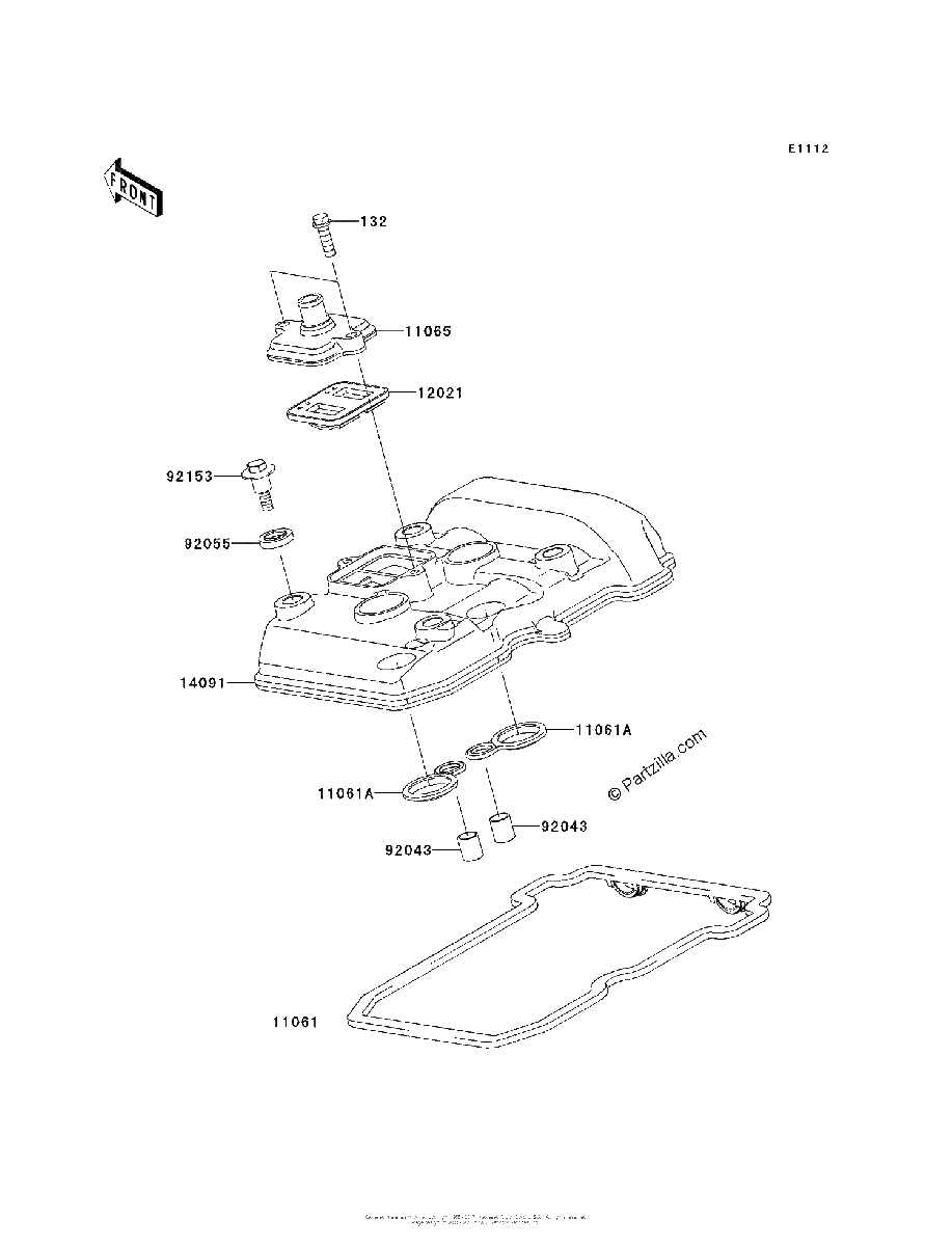 Diagrama de CYLINDER HEAD COVER