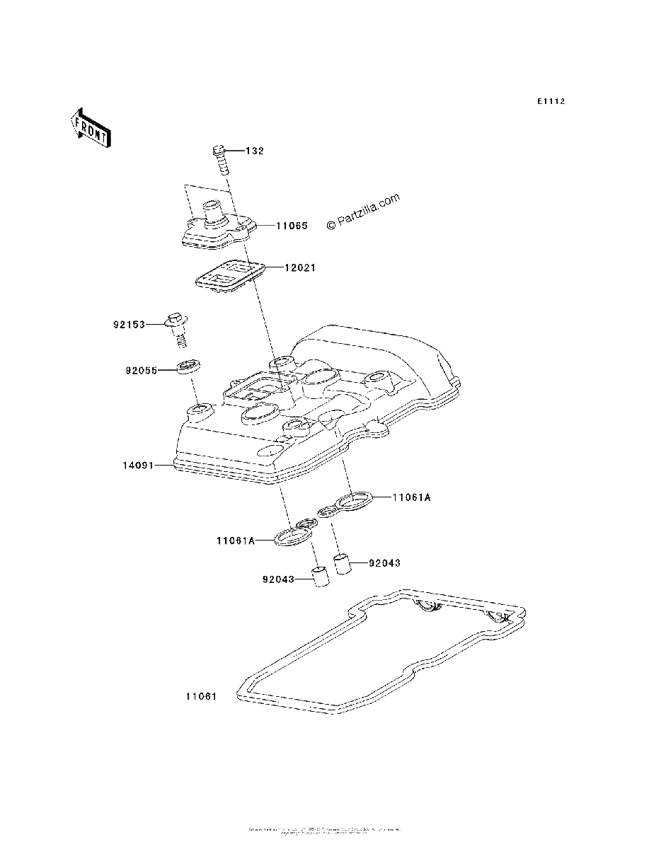 Diagrama de CYLINDER HEAD COVER