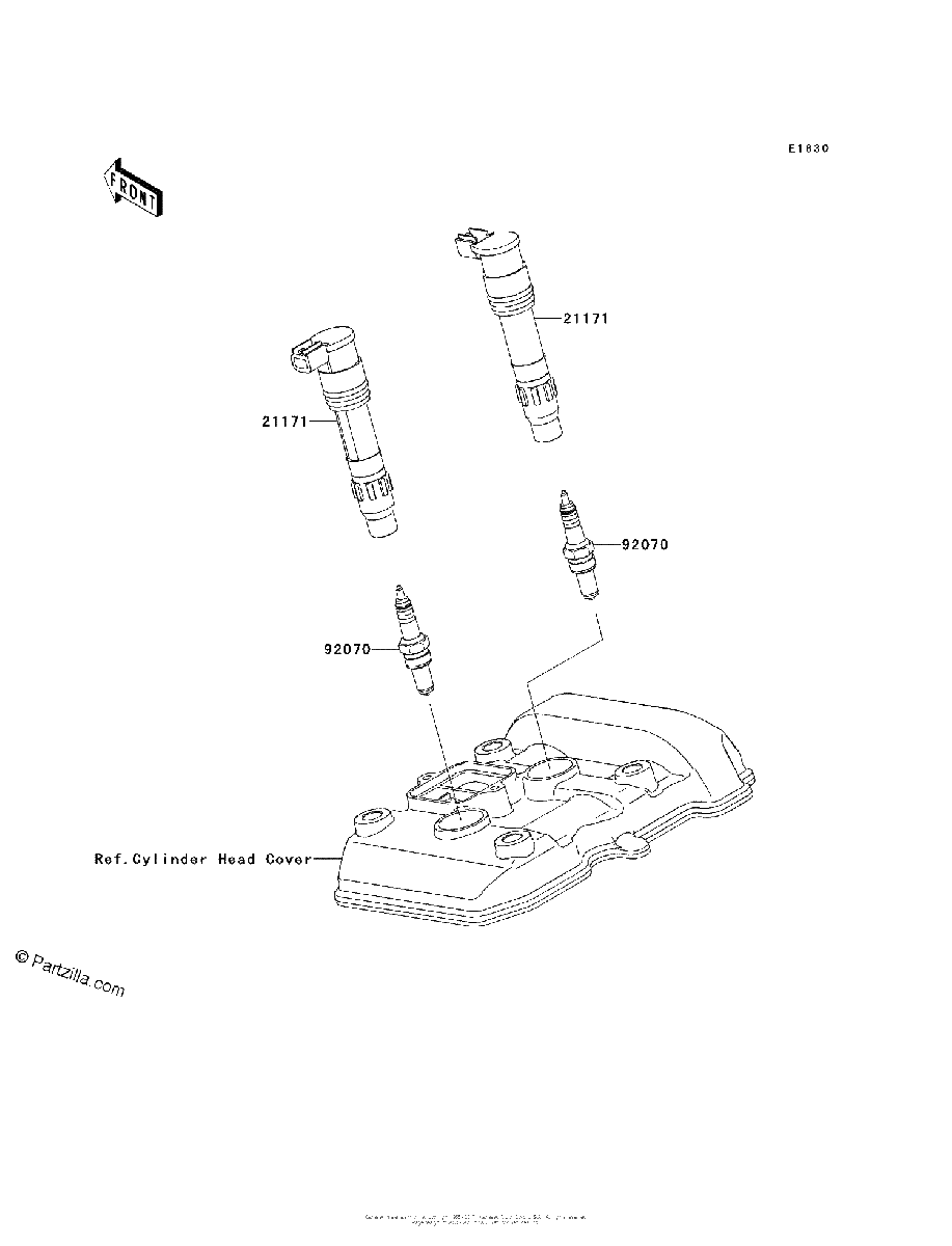 Diagrama de IGNITION SYSTEM