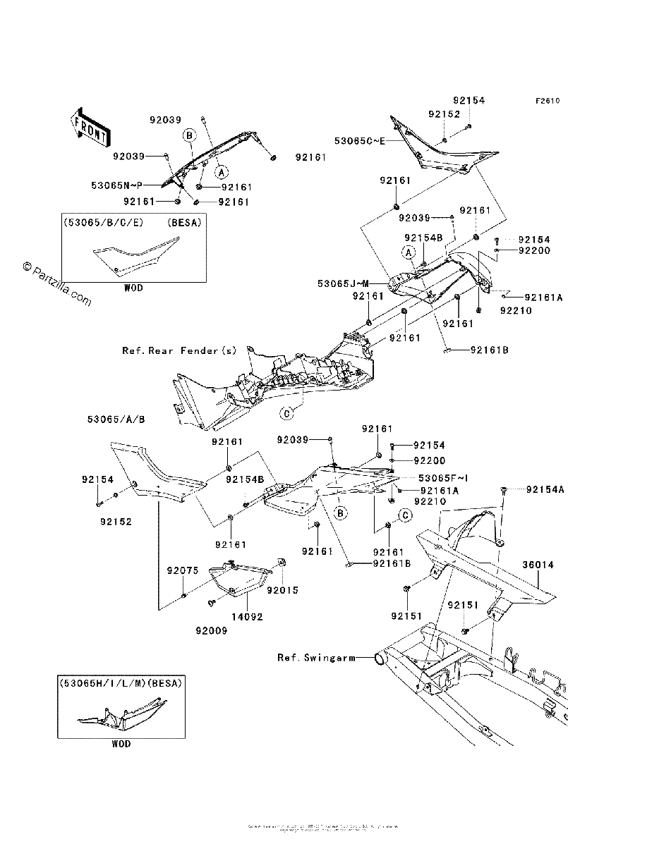 Diagrama de SIDE COVERS CHAIN COVER