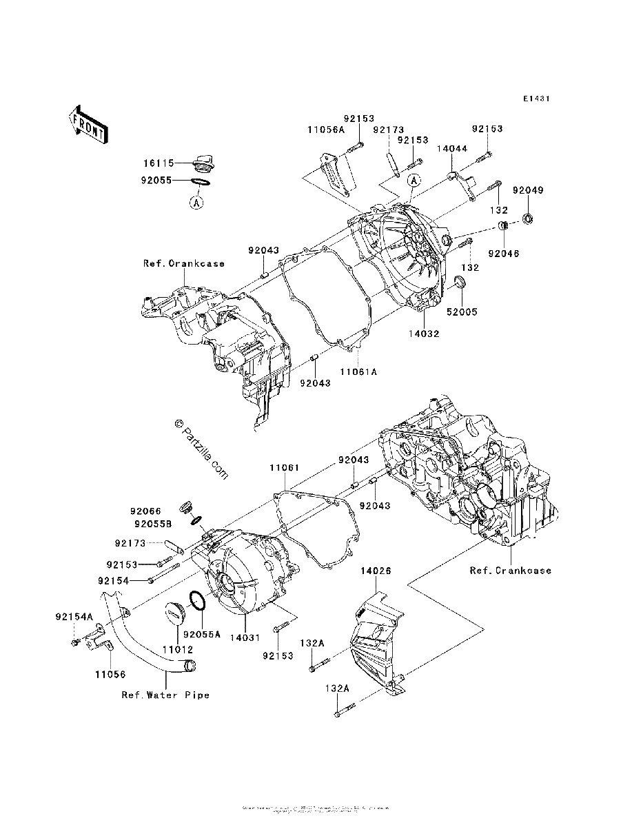 Diagrama de ENGINE COVER S