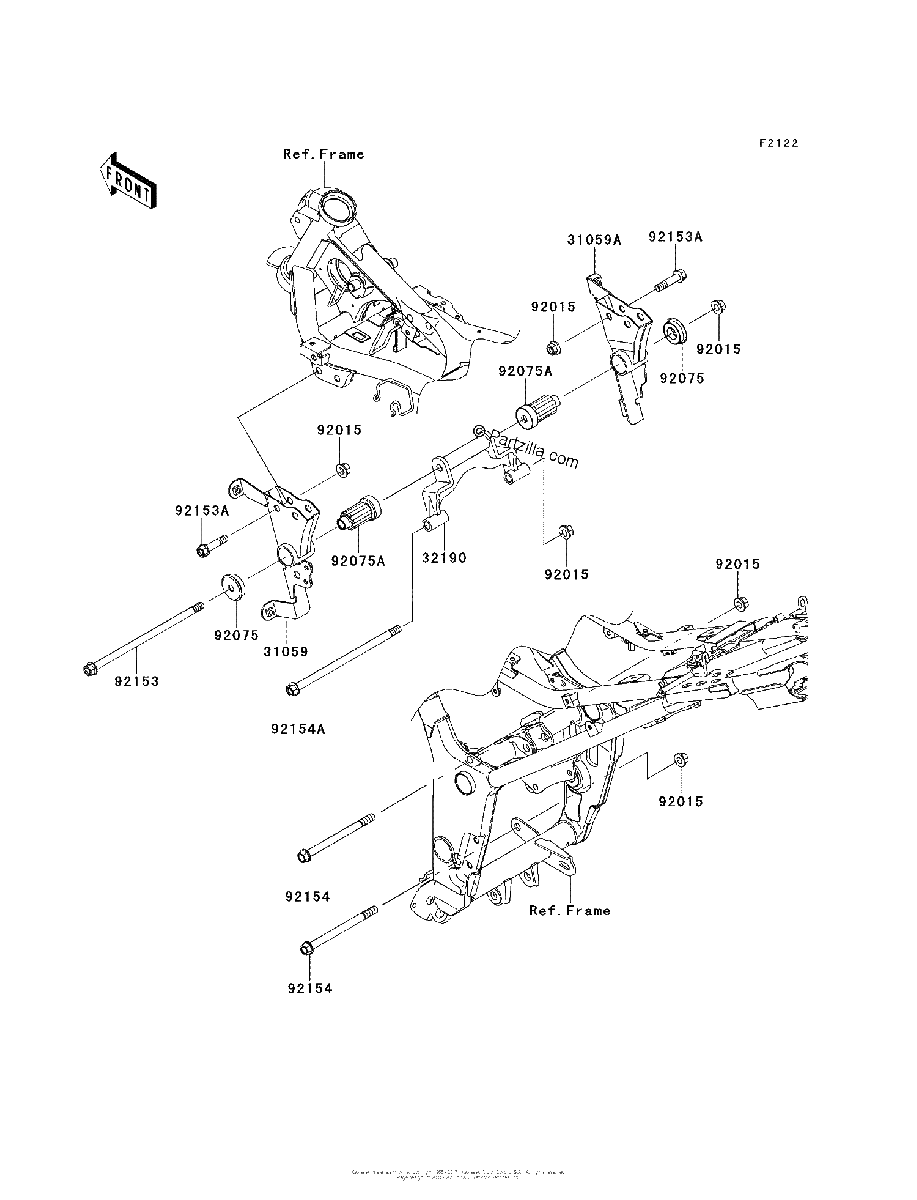 Diagrama de ENGINE MOUNT