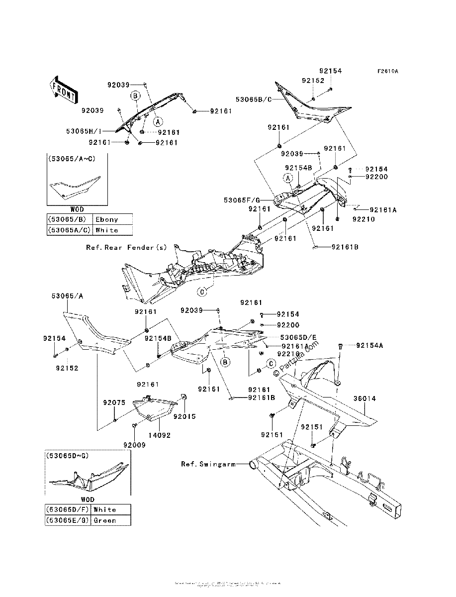Diagrama de SIDE COVERS CHAIN COVER AEFA