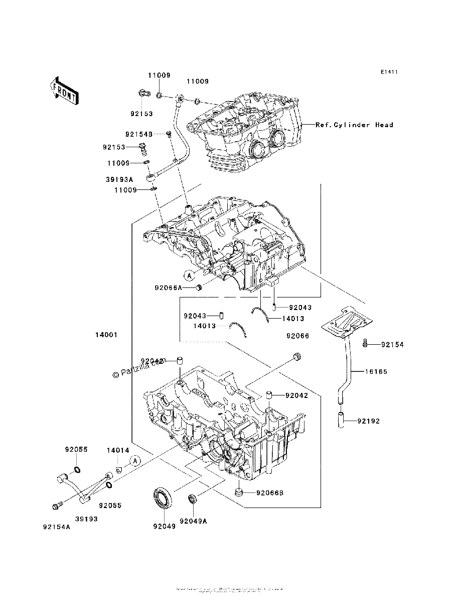 Diagrama de CRANKCASE