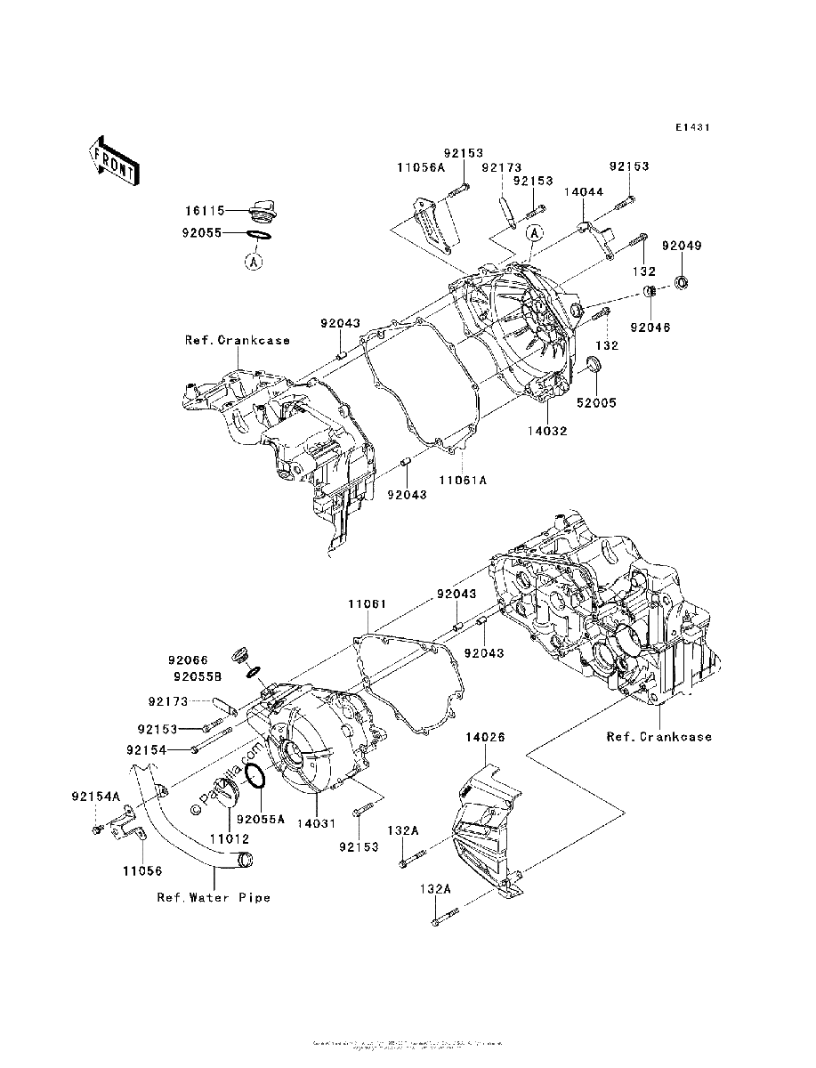 Diagrama de ENGINE COVER S