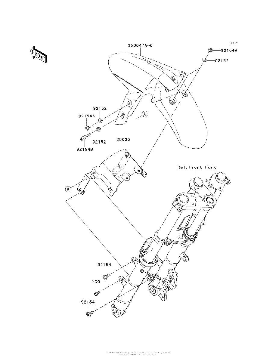 Diagrama de FRONT FENDER S