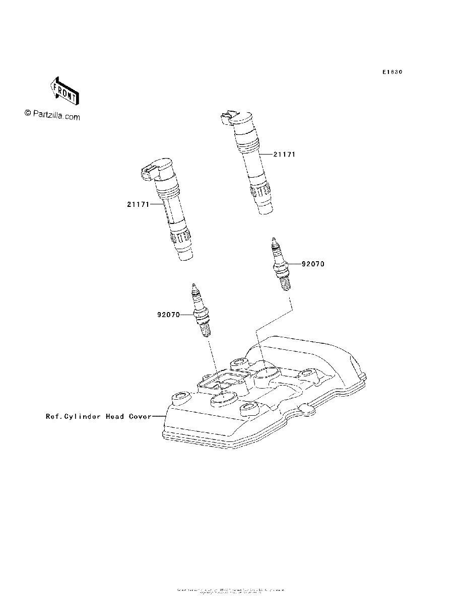 Diagrama de IGNITION SYSTEM