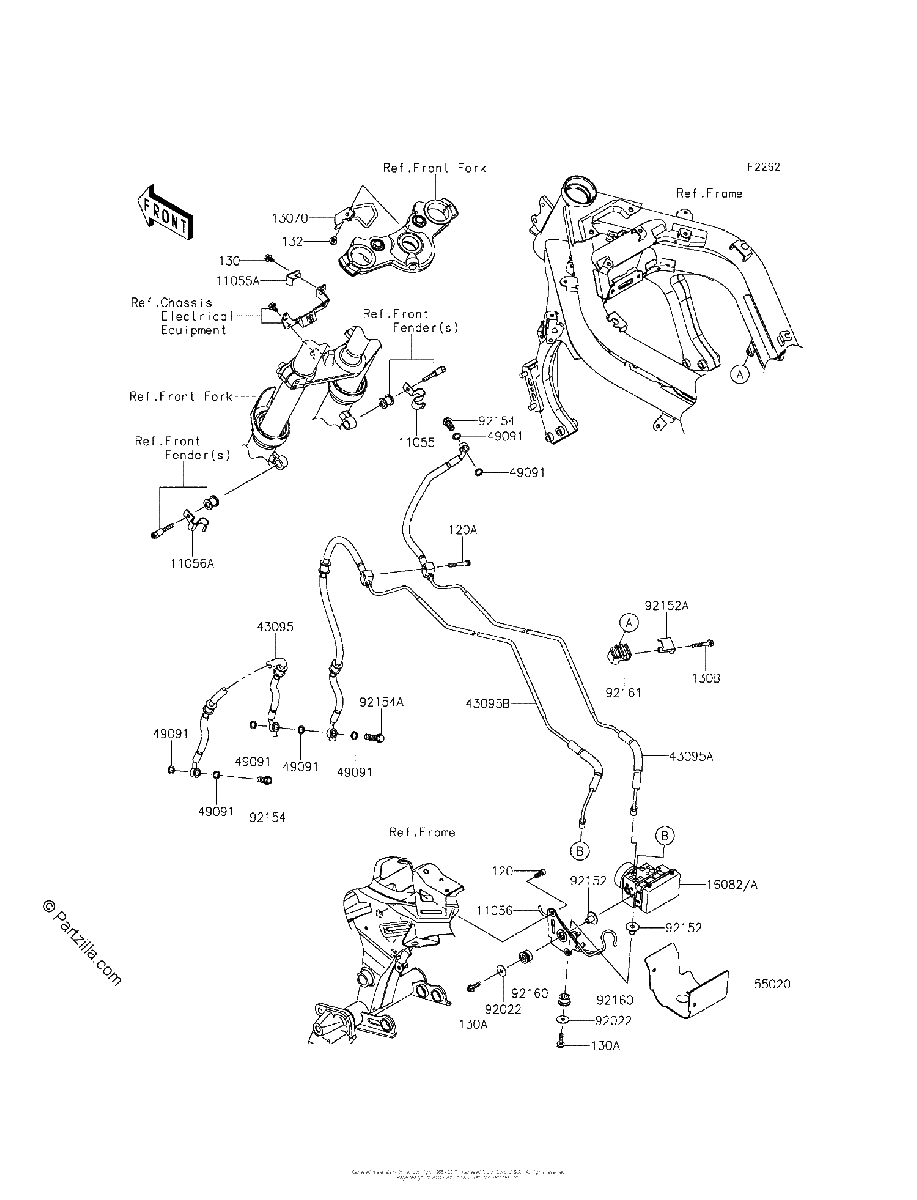 Diagrama de BRAKE PIPING