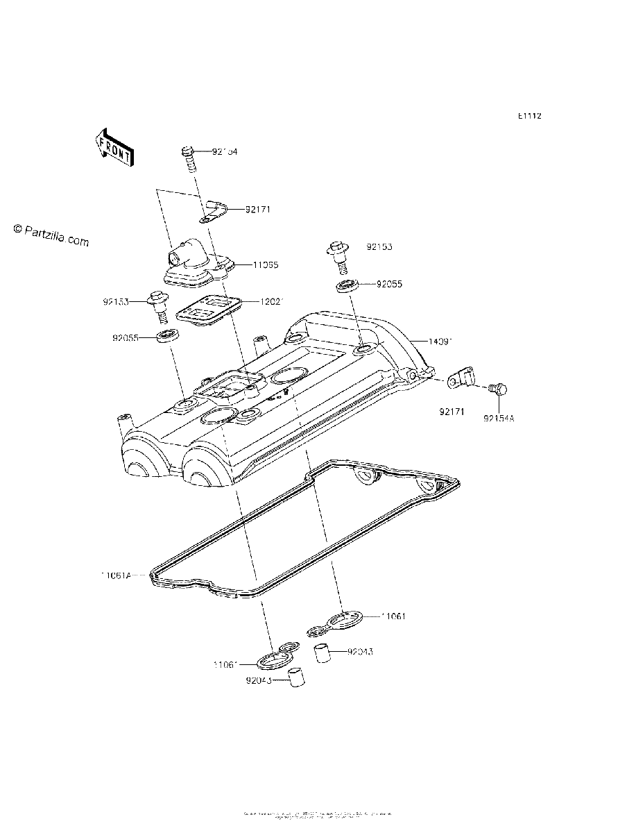 Diagrama de CYLINDER HEAD COVER