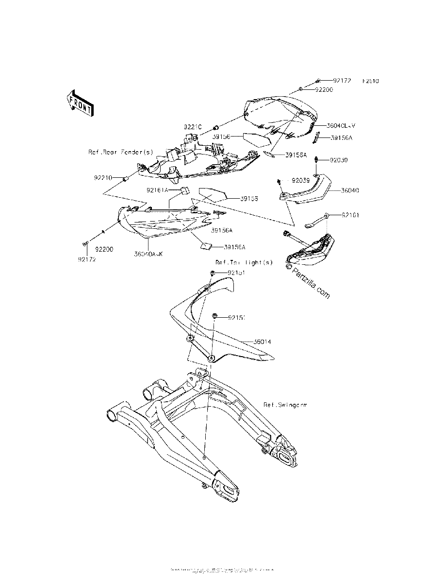 Diagrama de SIDE COVERS CHAIN COVER