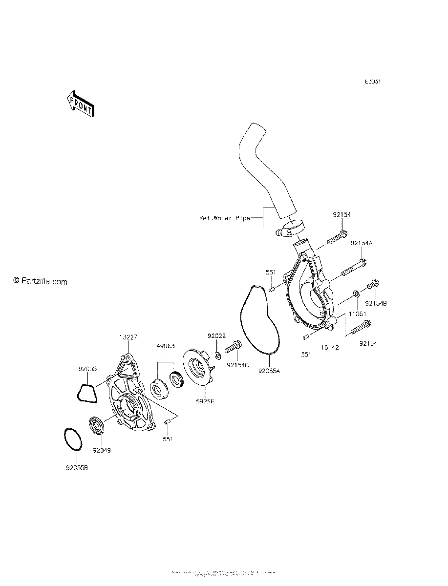 Diagrama de WATER PUMP
