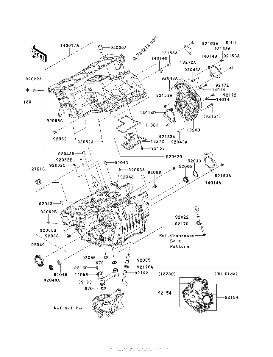 Diagrama de CRANKCASE