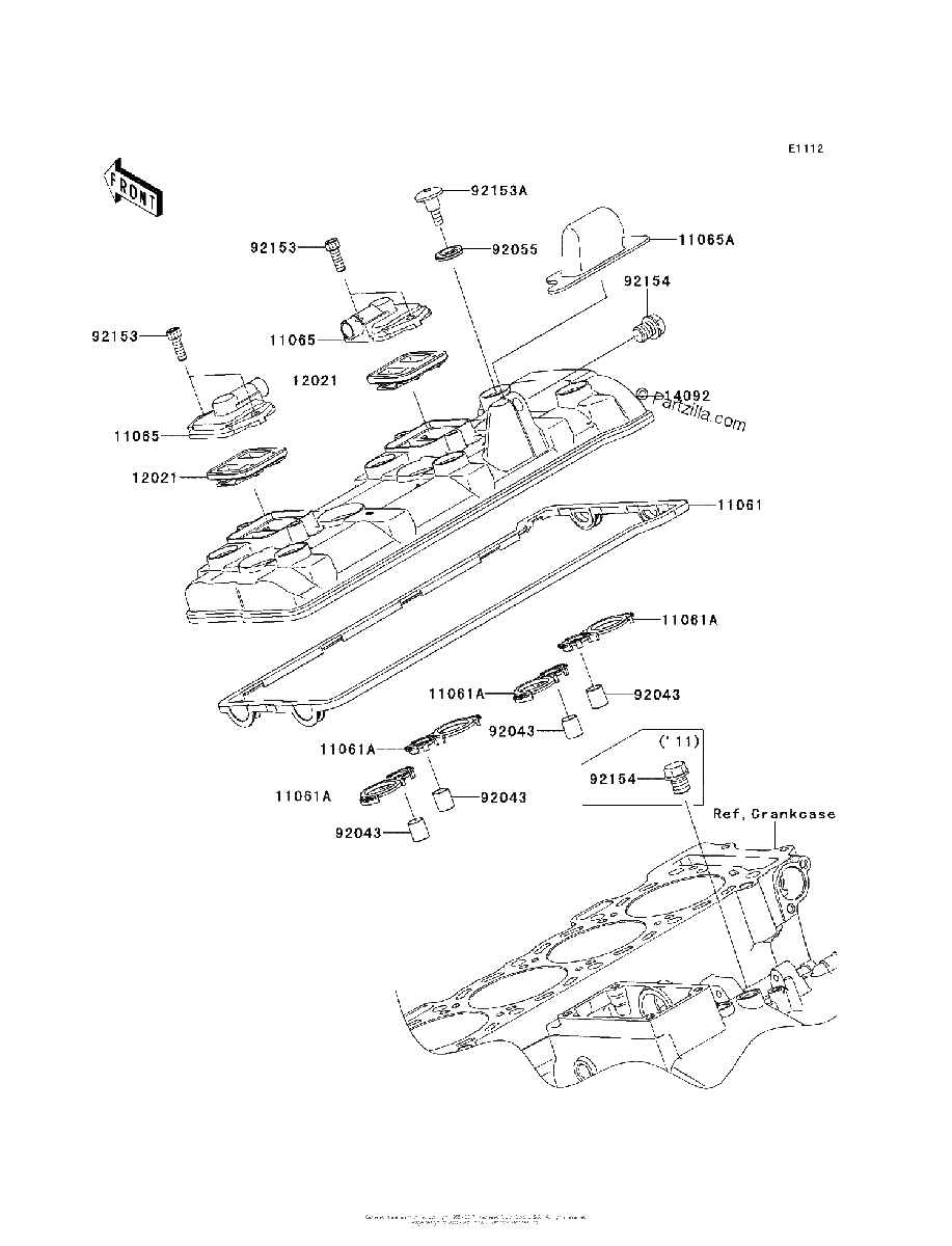 Diagrama de CYLINDER HEAD COVER