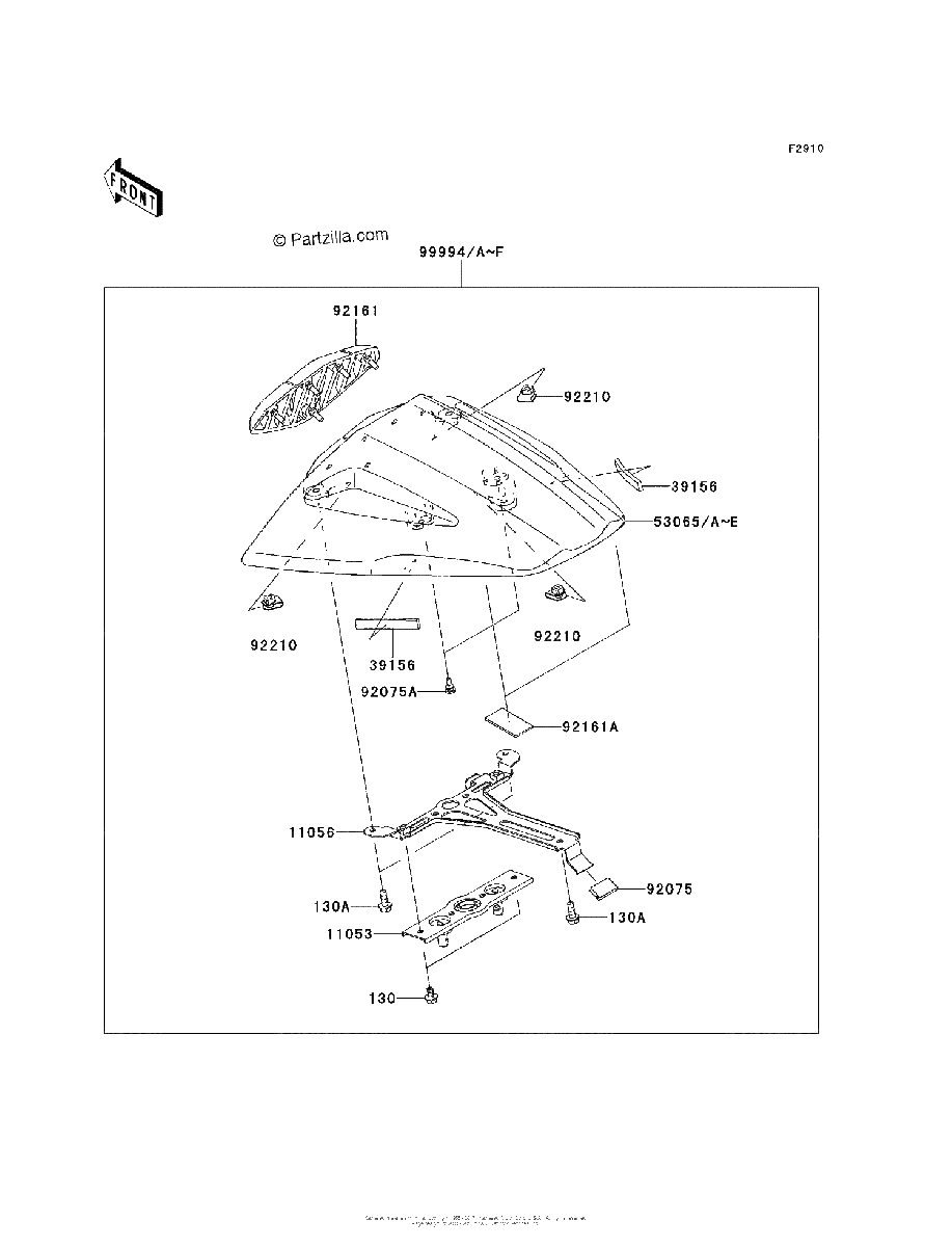 Diagrama de ACCESSORY SINGLE SEAT COVER