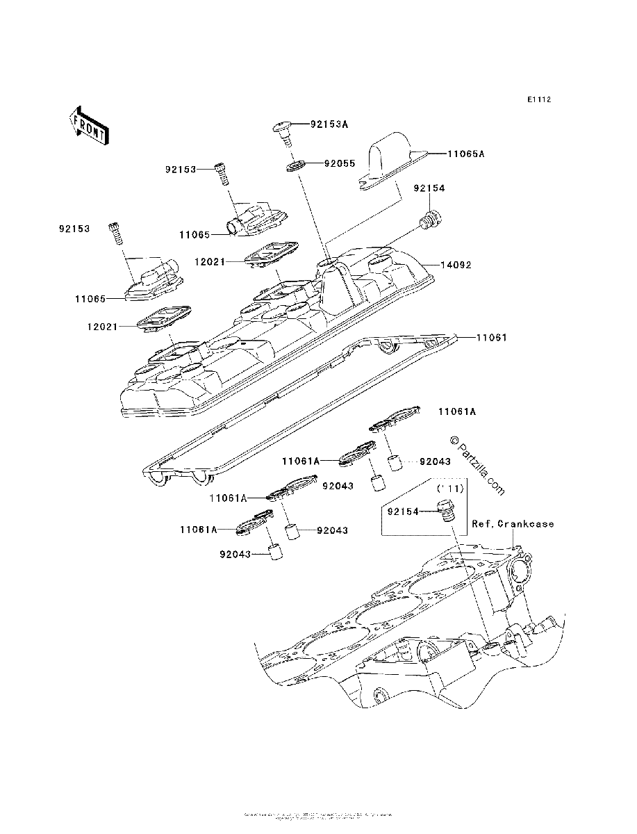 Diagrama de CYLINDER HEAD COVER