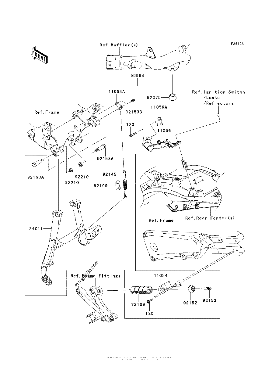 Diagrama de ACCESSORY CENTERSTAND