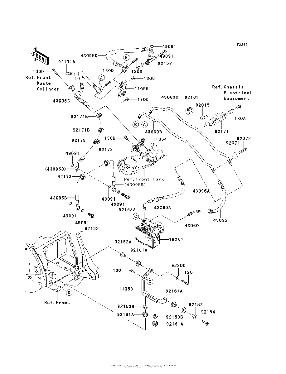 Diagrama de BRAKE PIPING