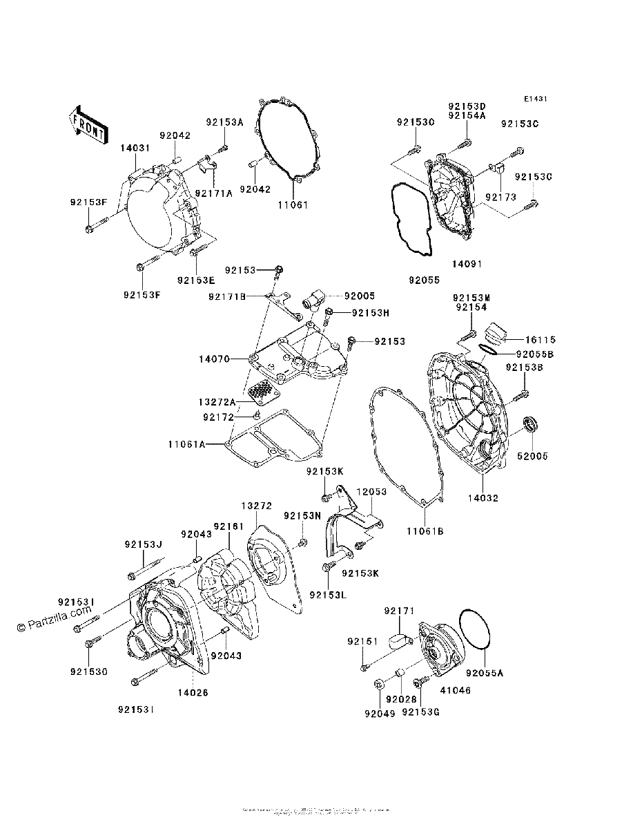 Diagrama de ENGINE COVER S