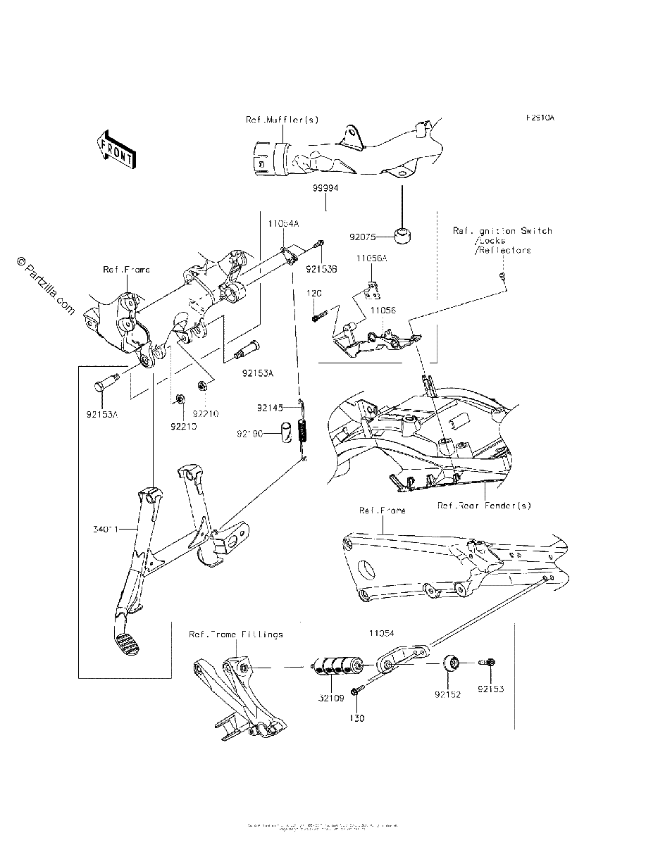 Diagrama de ACCESSORY CENTERSTAND