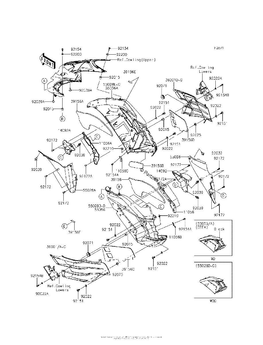 Diagrama de COWLING CENTER