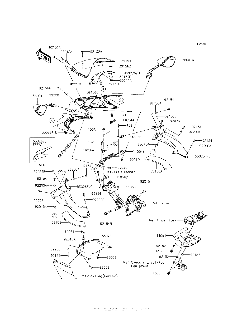Diagrama de COWLING UPPER