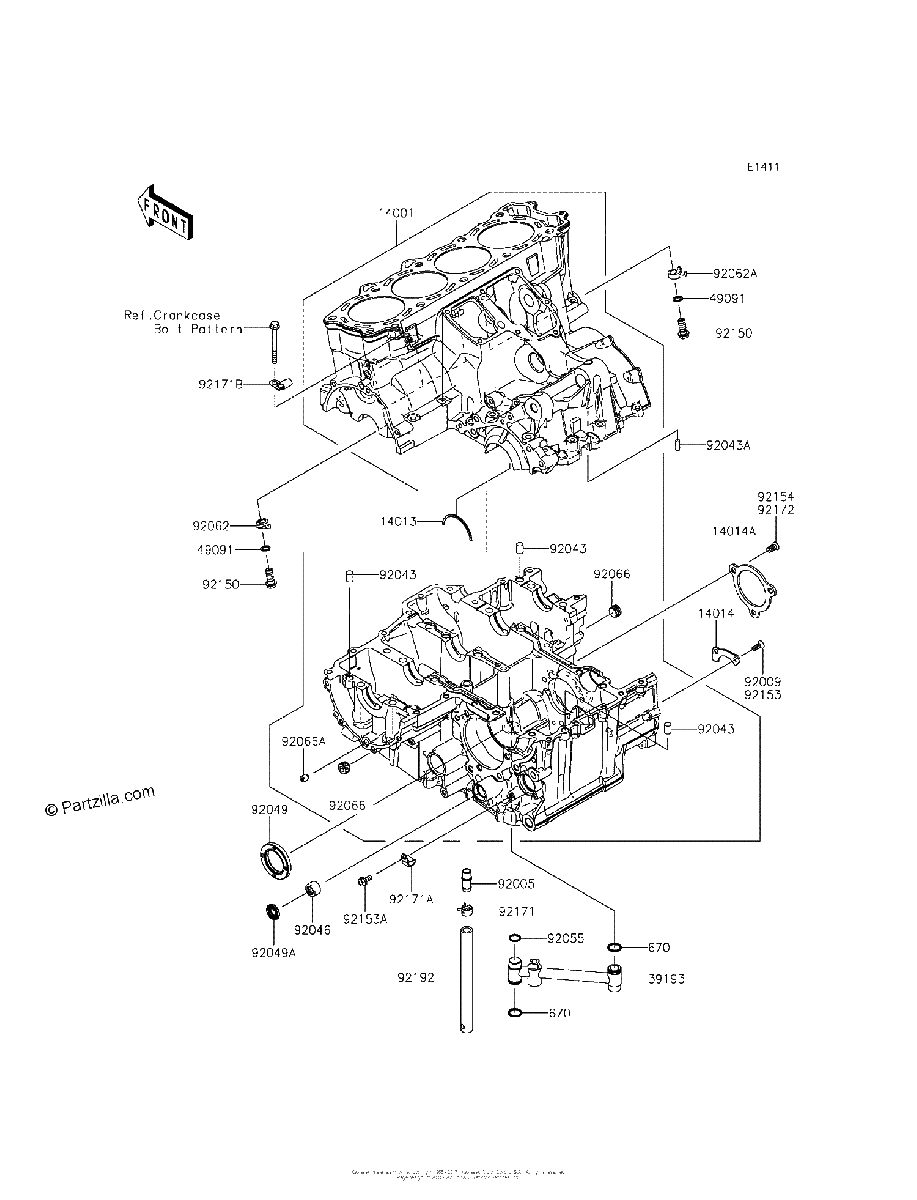 Diagrama de CRANKCASE