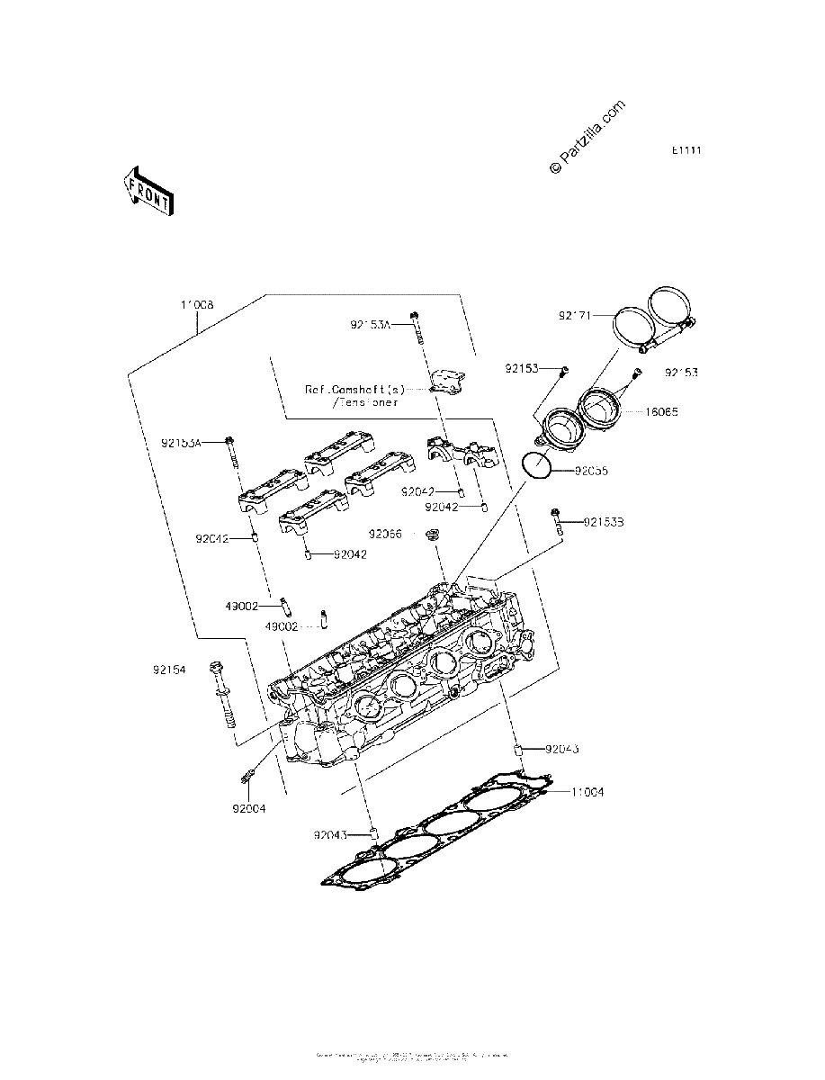 Diagrama de CYLINDER HEAD