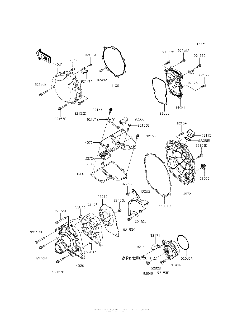 Diagrama de ENGINE COVER S