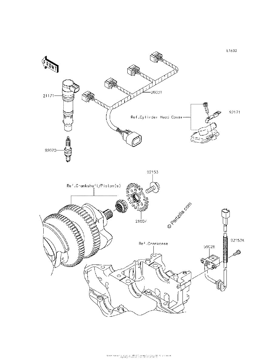 Diagrama de IGNITION SYSTEM